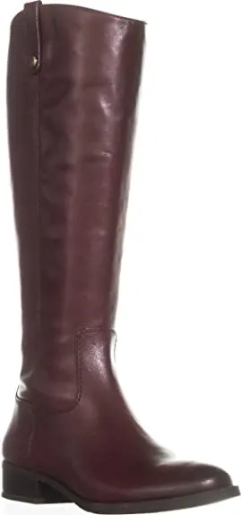 INC Womens Fawne Wide Calf Leather Riding Boots Brown 6.5 Medium (B,M)