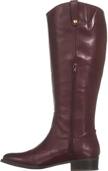 INC Womens Fawne Wide Calf Leather Riding Boots Brown 6.5 Medium (B,M)