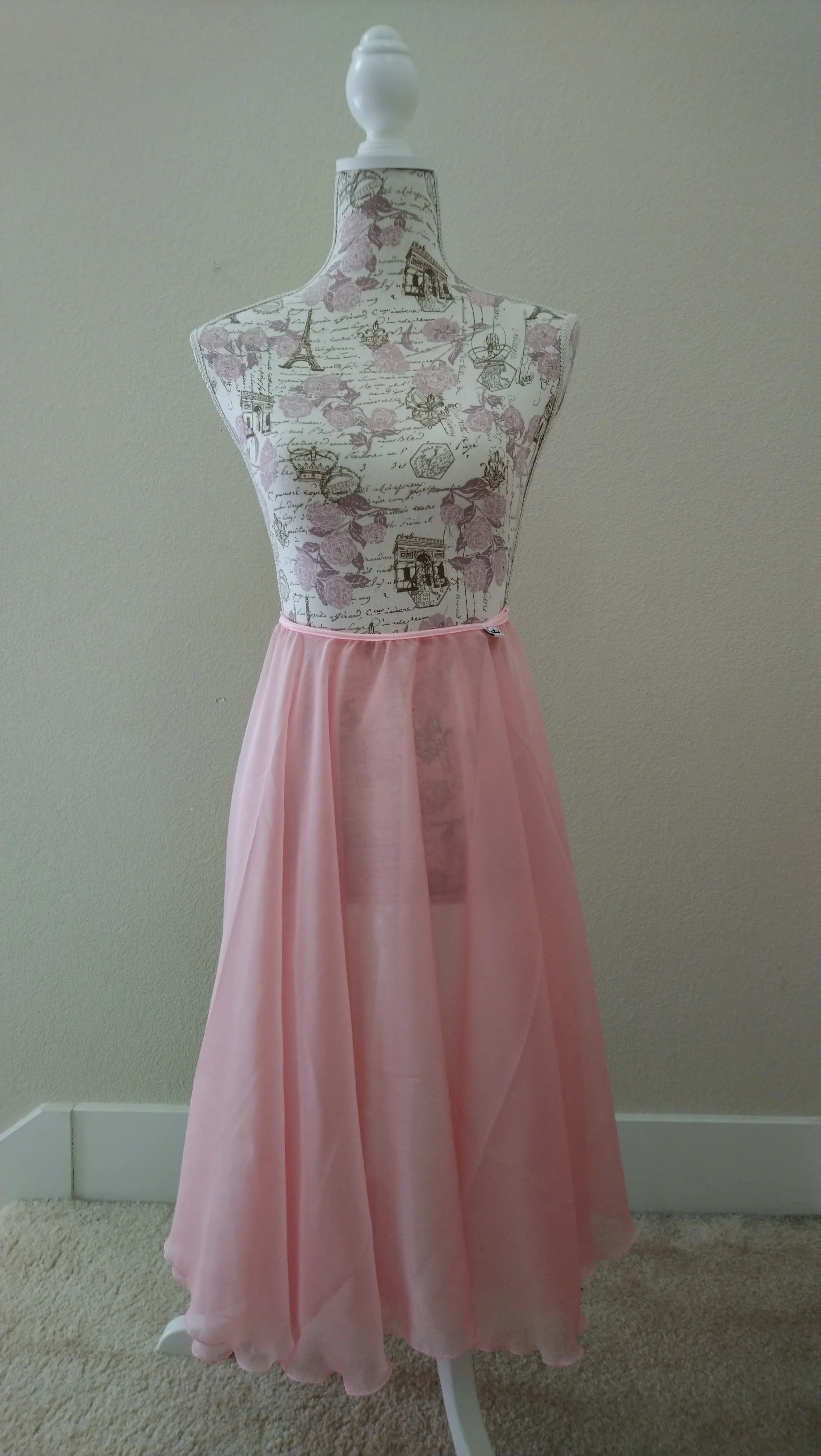 【Iridescent  Chiffon】Rehearsal long flowy skirt