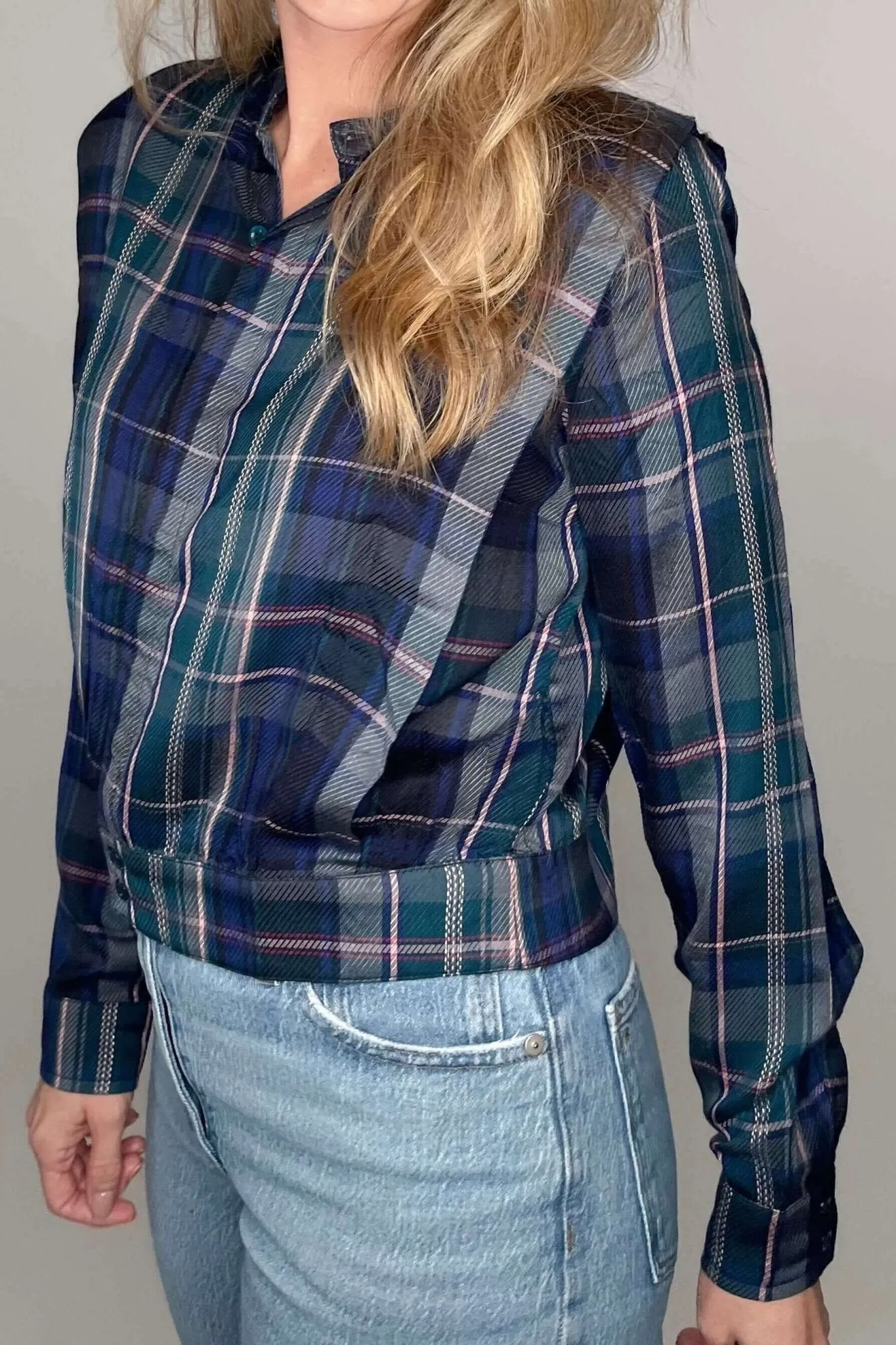 Irie Hidden Button Placket Shirt with Waistband
