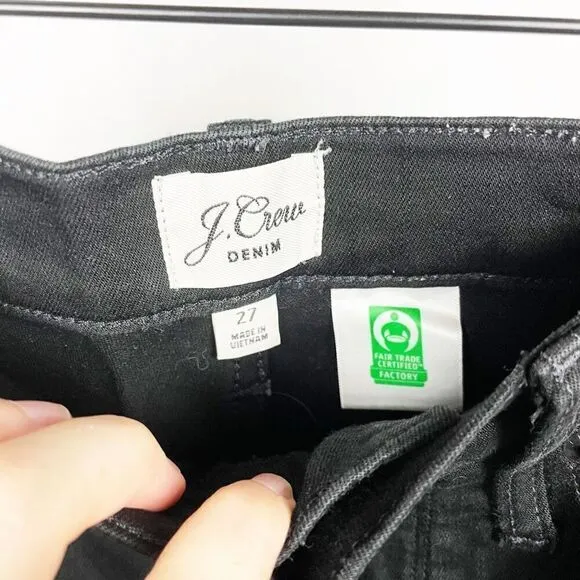J Crew Denim size 27 9” Billie Demi Boot Crop