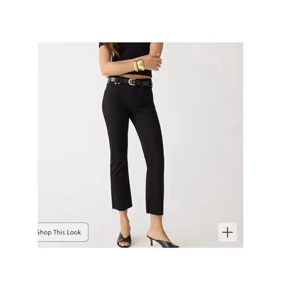 J Crew Denim size 27 9” Billie Demi Boot Crop