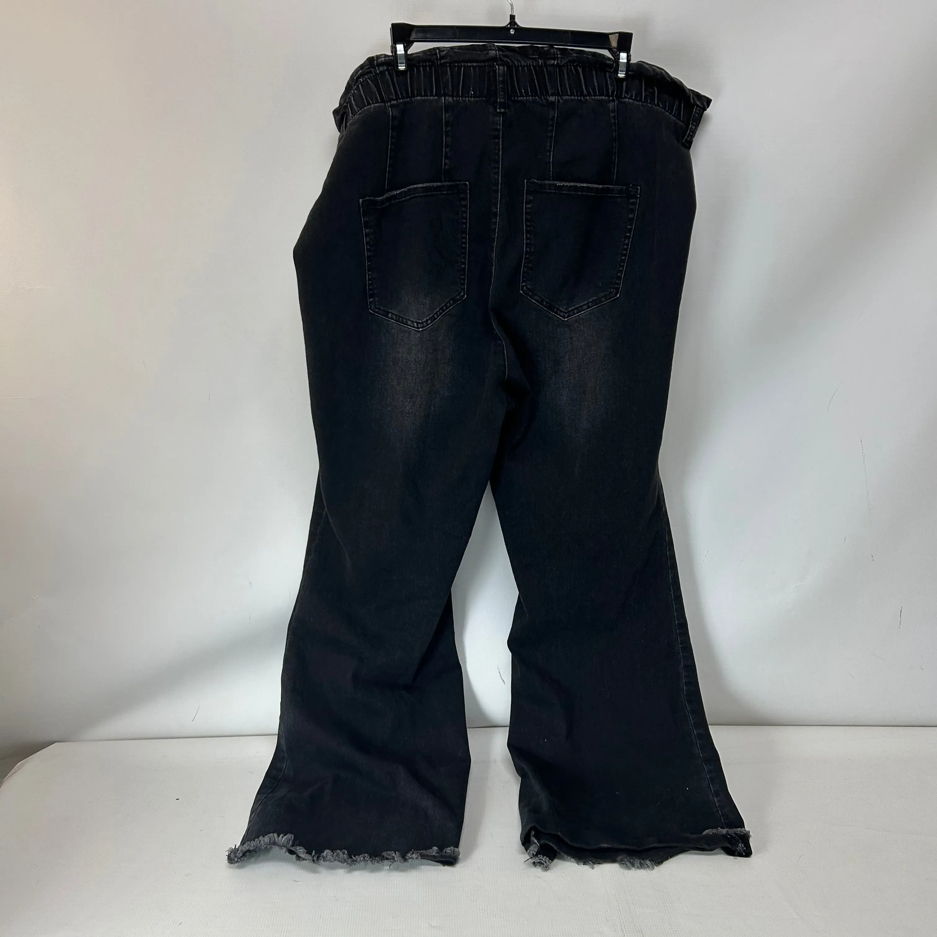 Jeans Flared By Cmc In Black Denim, Size: 20