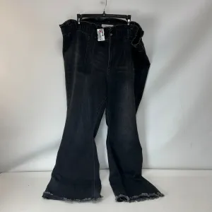 Jeans Flared By Cmc In Black Denim, Size: 20