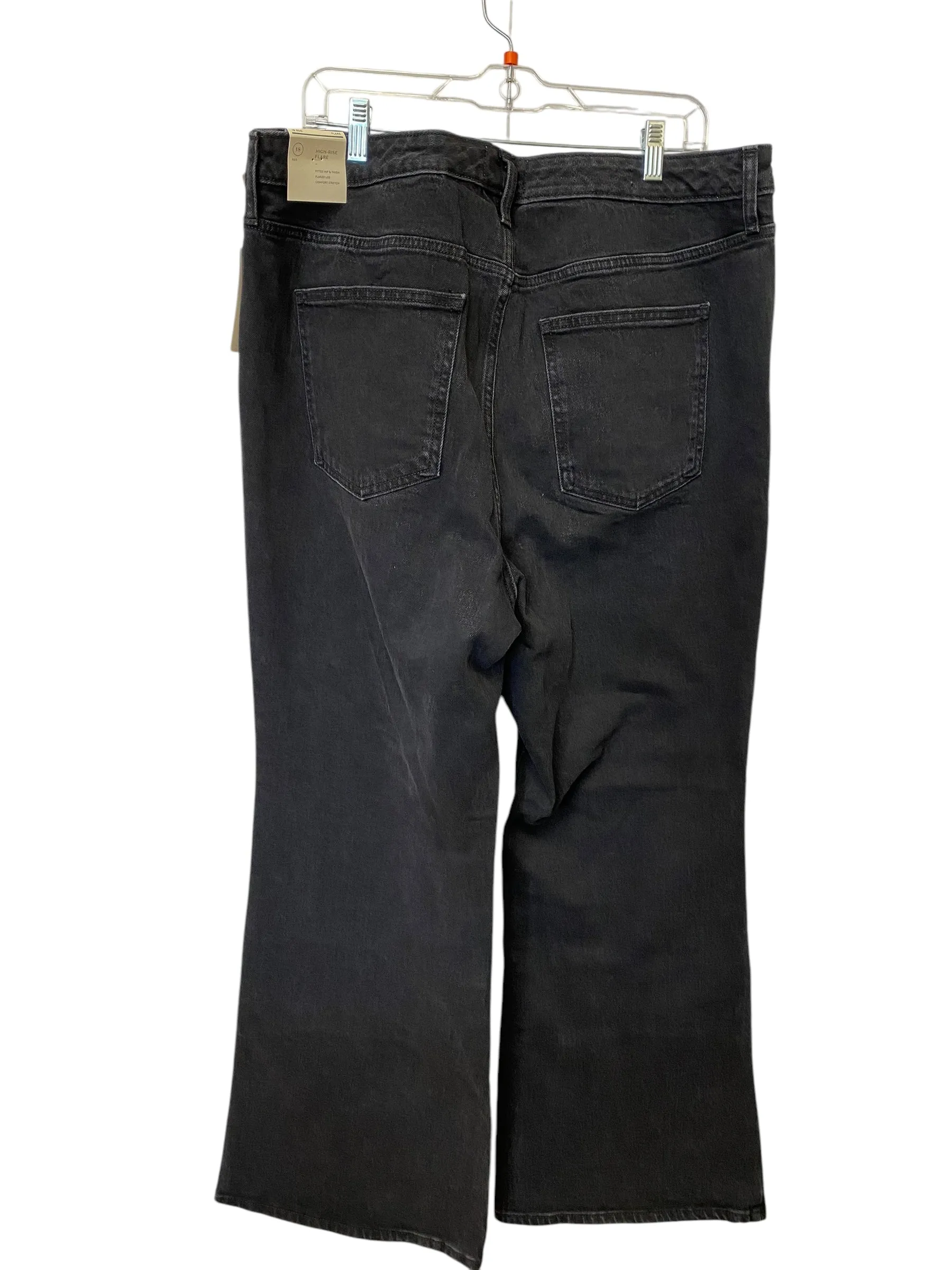 Jeans Flared By Universal Thread In Black, Size: 18