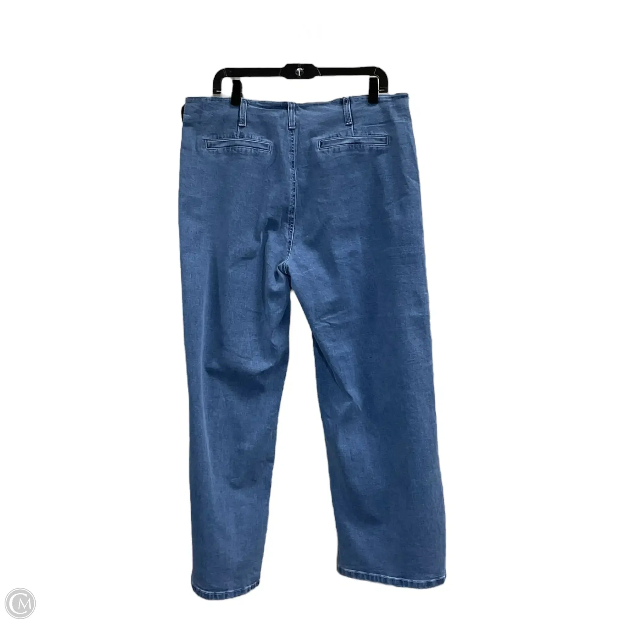 Jeans Wide Leg By Clothes Mentor In Blue Denim, Size: 16