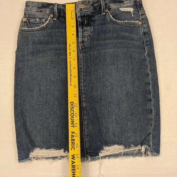 Joe's Jeans Distressed High Waist Skylar Skirt