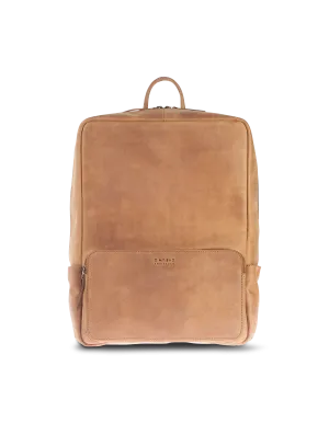 John Backpack Maxi Camel Hunter Leather