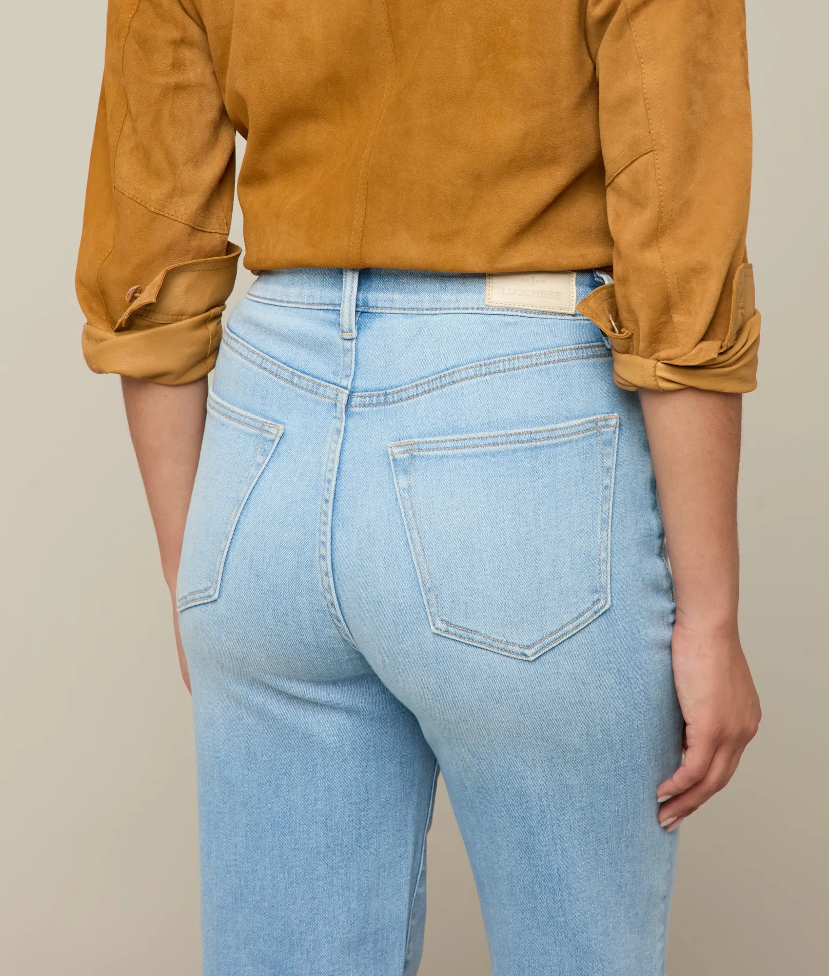 Jolene High-Rise Straight Leg Jean :: Prairie