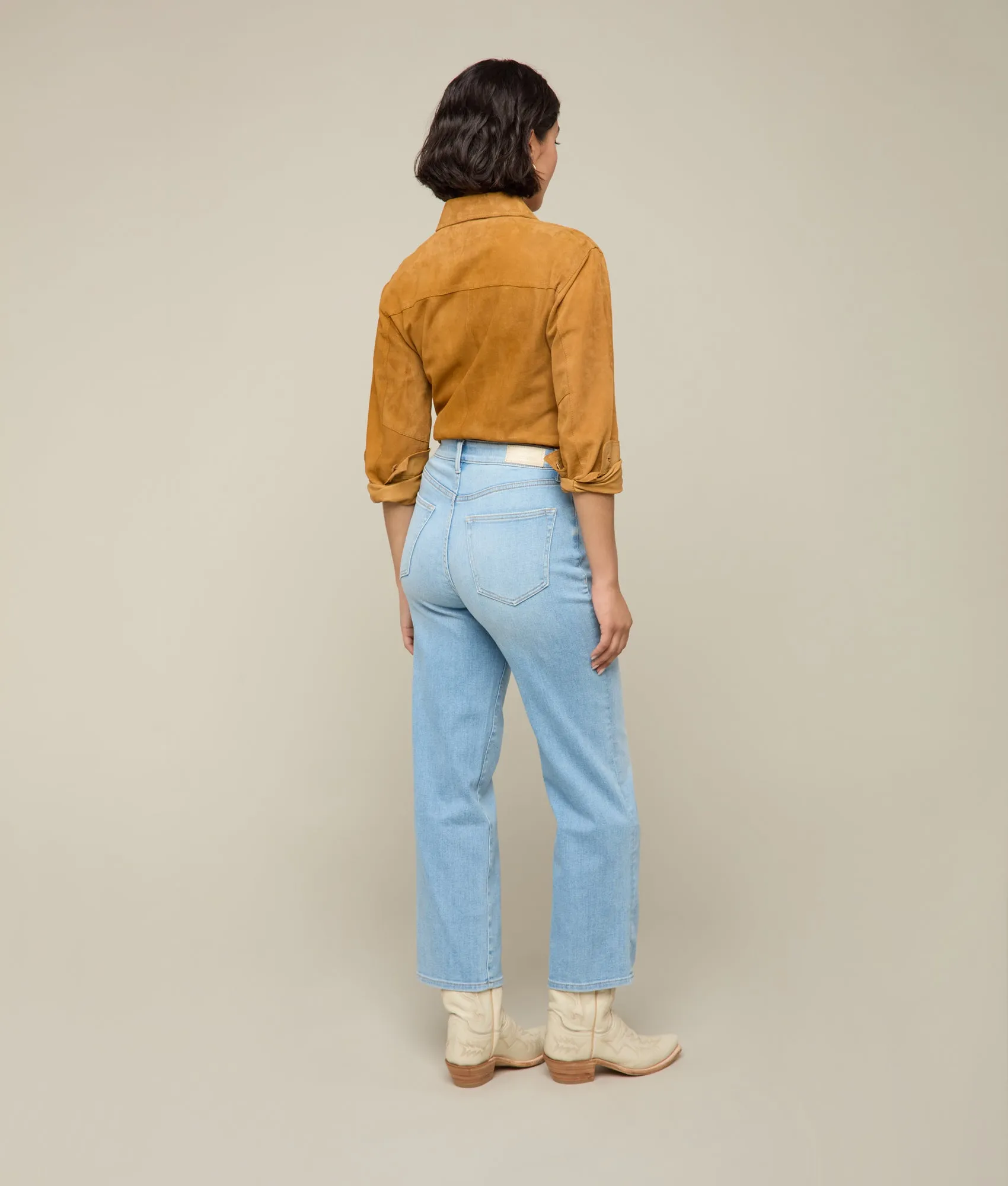 Jolene High-Rise Straight Leg Jean :: Prairie