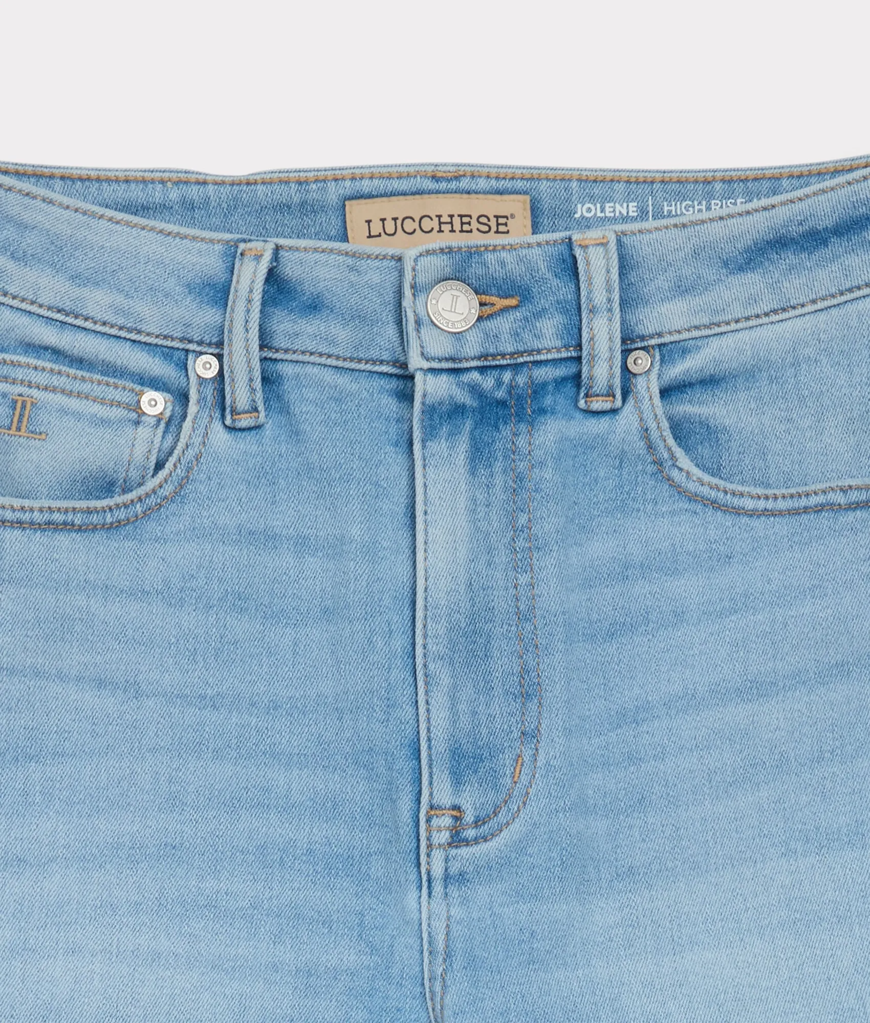 Jolene High-Rise Straight Leg Jean :: Prairie