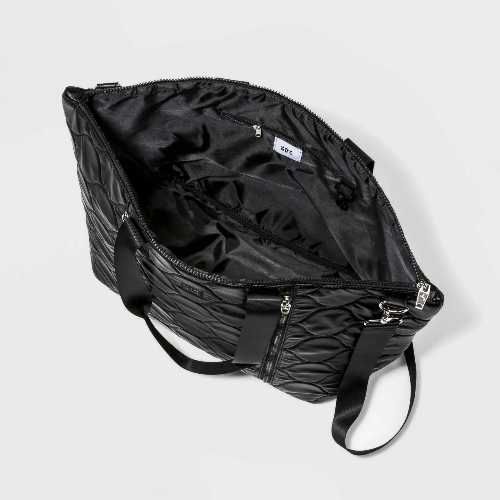 JoyLab Pearlized Onion Quilted Nylon Weekender Bag