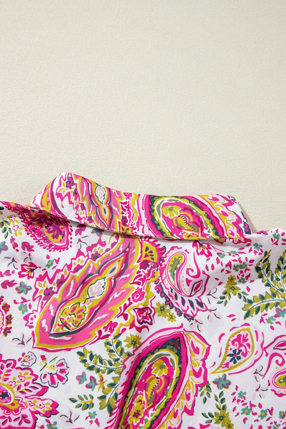 KaleaBoutique Floral Paisley Printed Casual Shirt