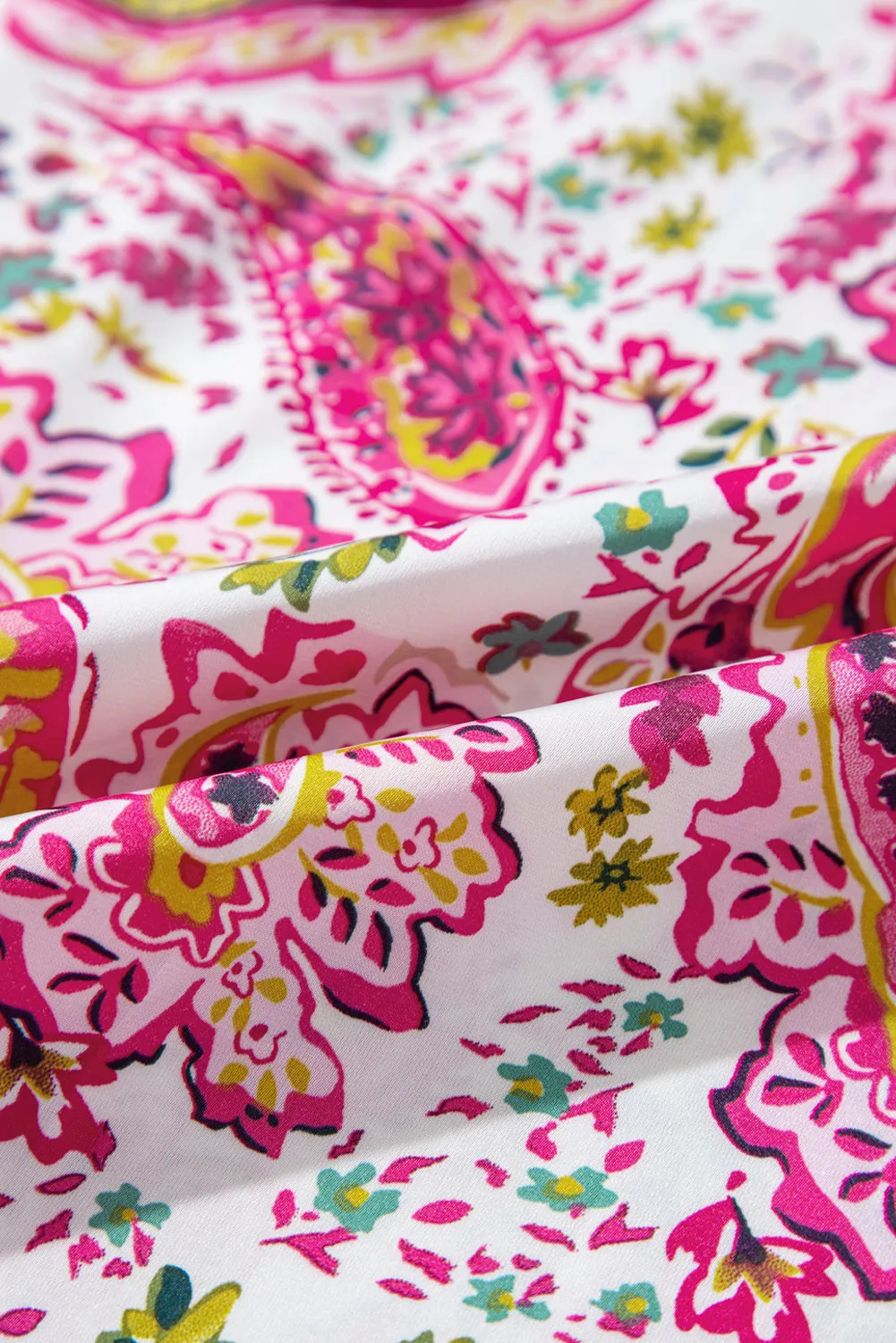 KaleaBoutique Floral Paisley Printed Casual Shirt