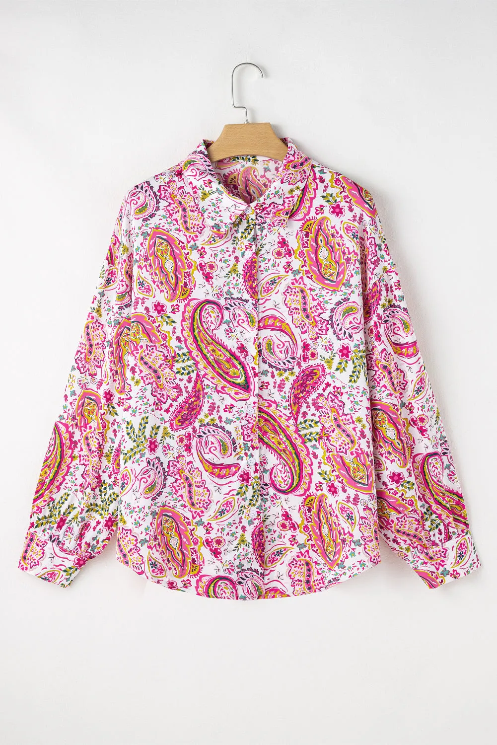KaleaBoutique Floral Paisley Printed Casual Shirt