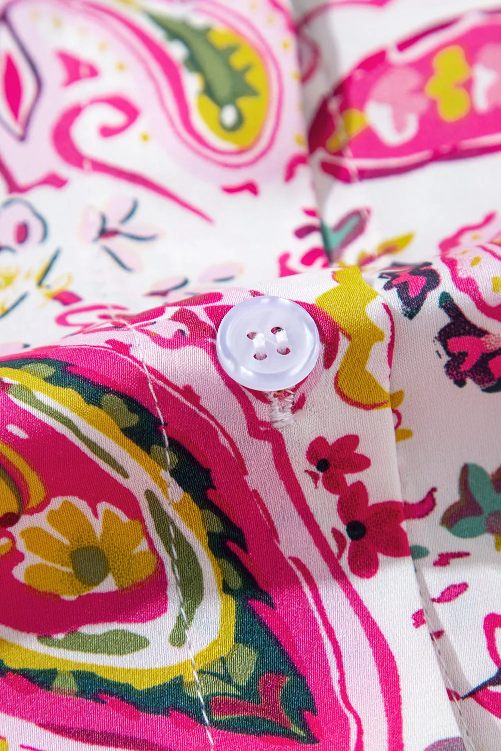KaleaBoutique Floral Paisley Printed Casual Shirt