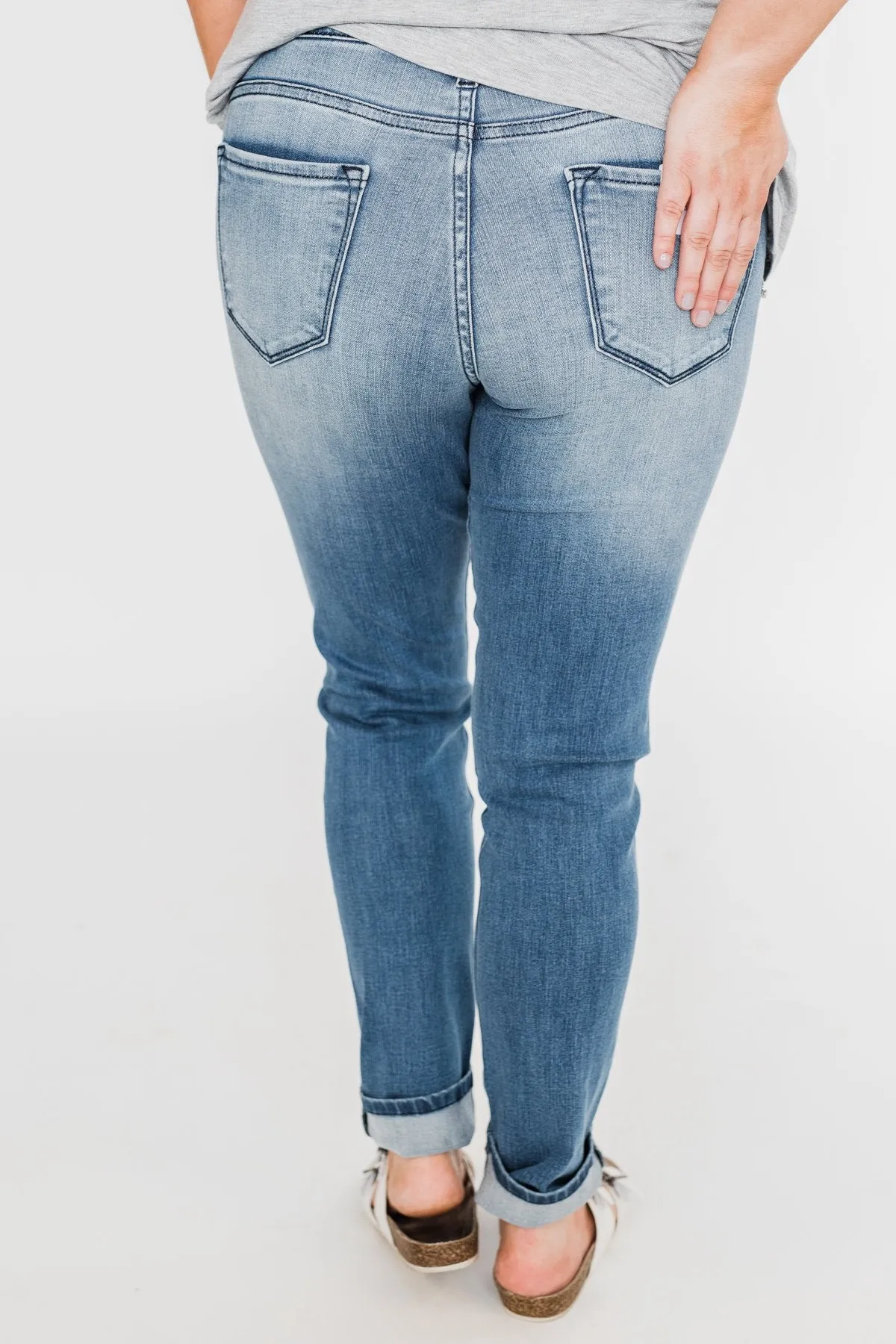 KanCan Distressed Skinny Jeans- Ellie Wash