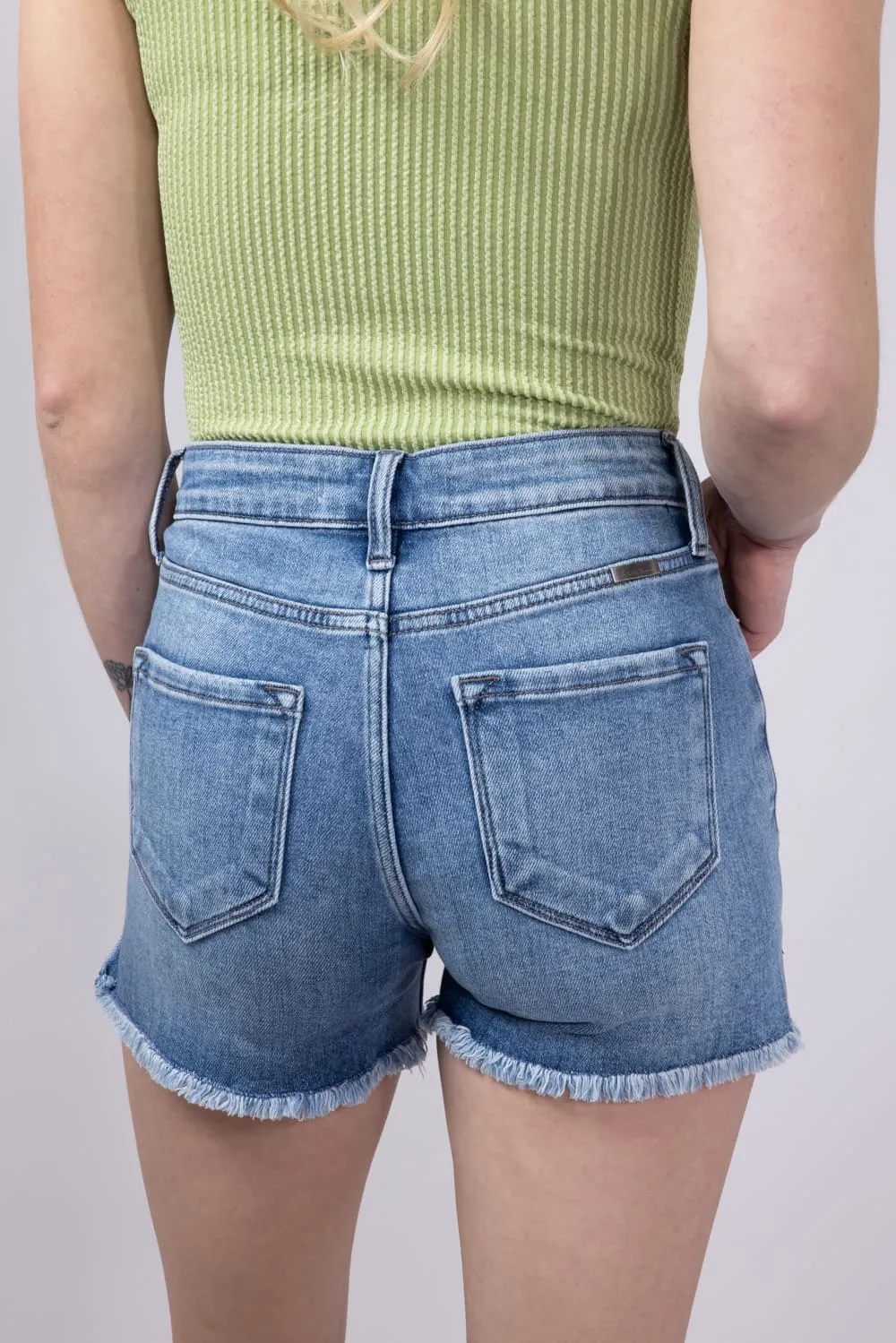 KanCan High Rise Denim Shorts for Women | KC9212M-N