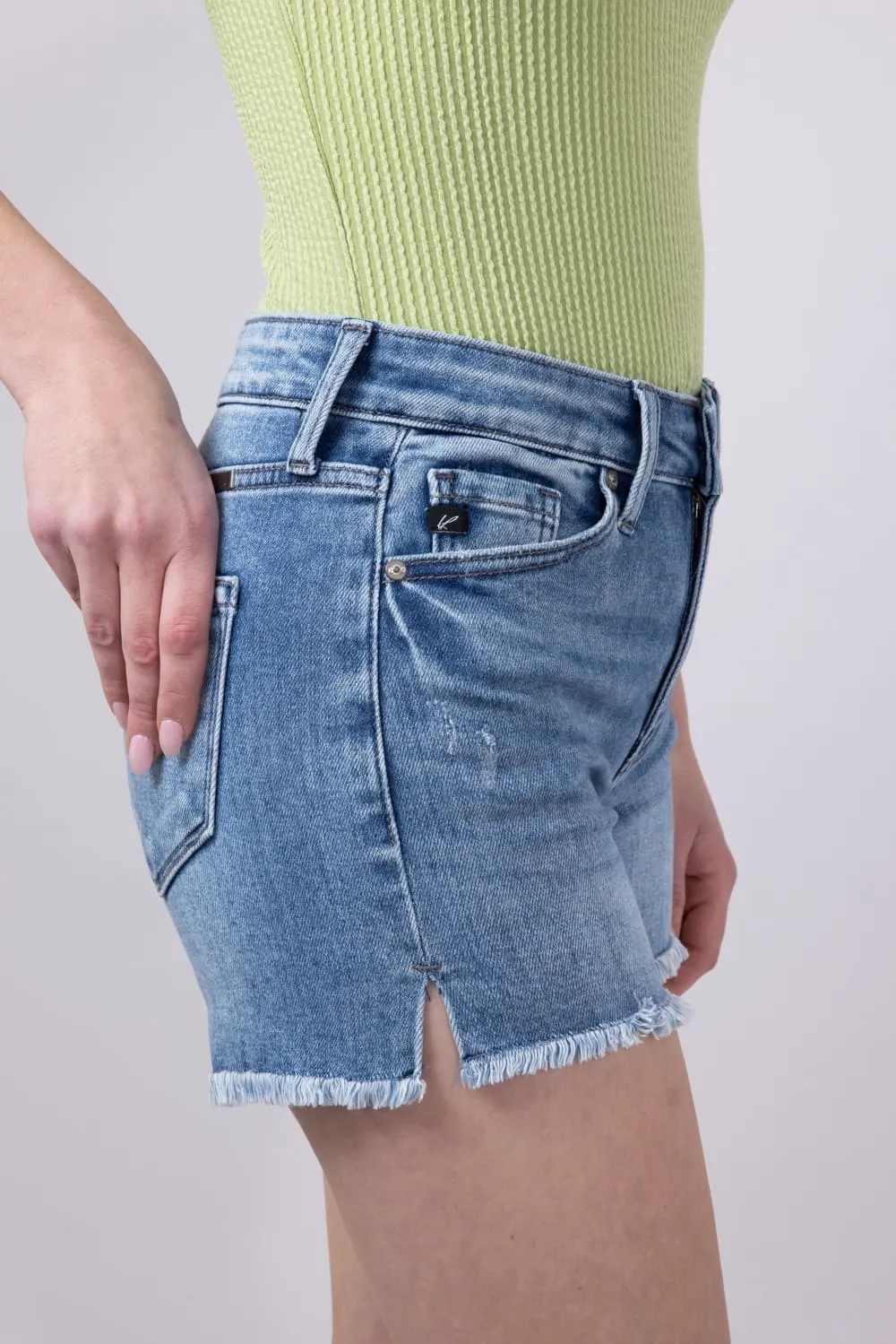 KanCan High Rise Denim Shorts for Women | KC9212M-N