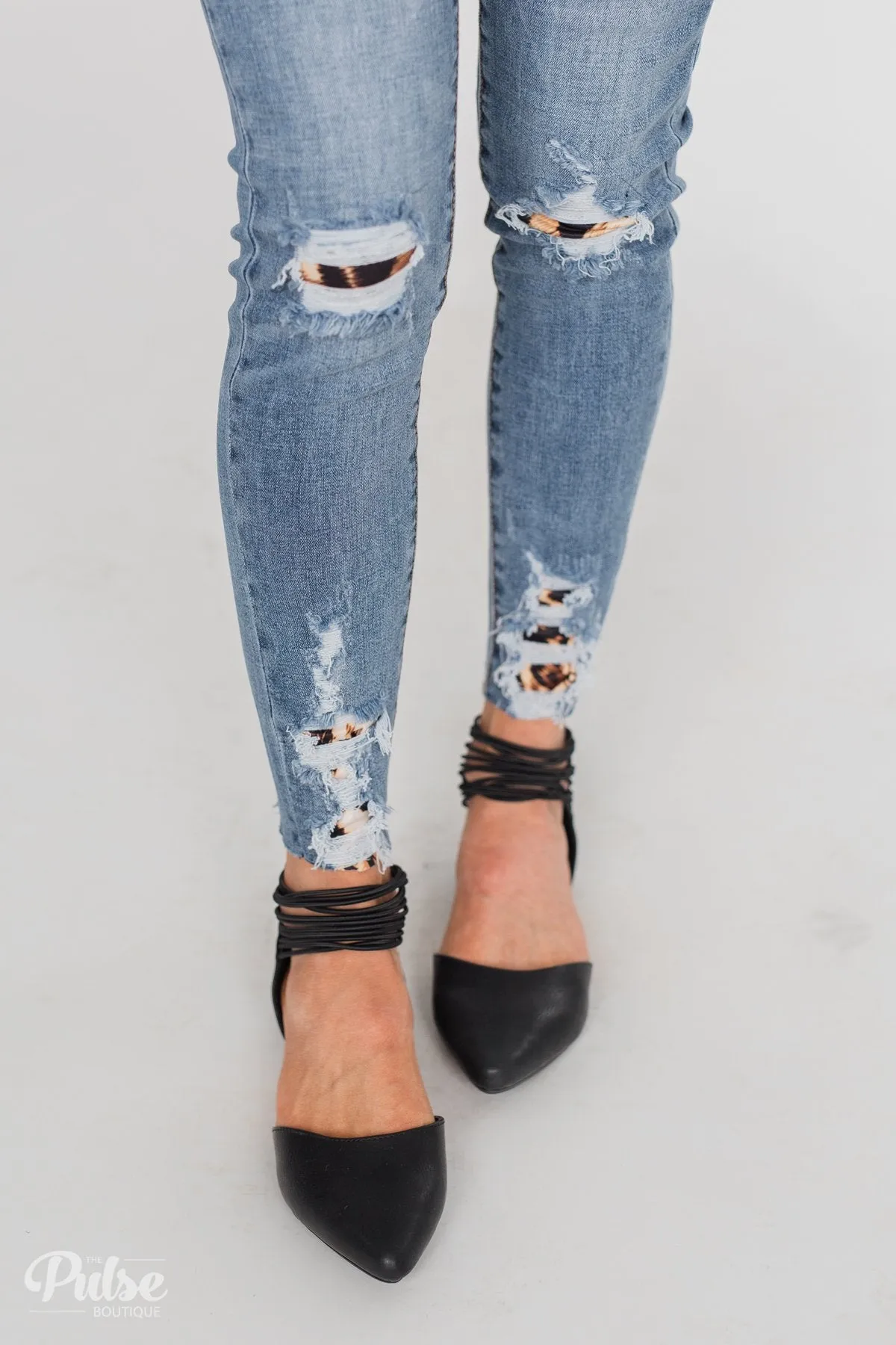 KanCan Jeans - Leopard Patch