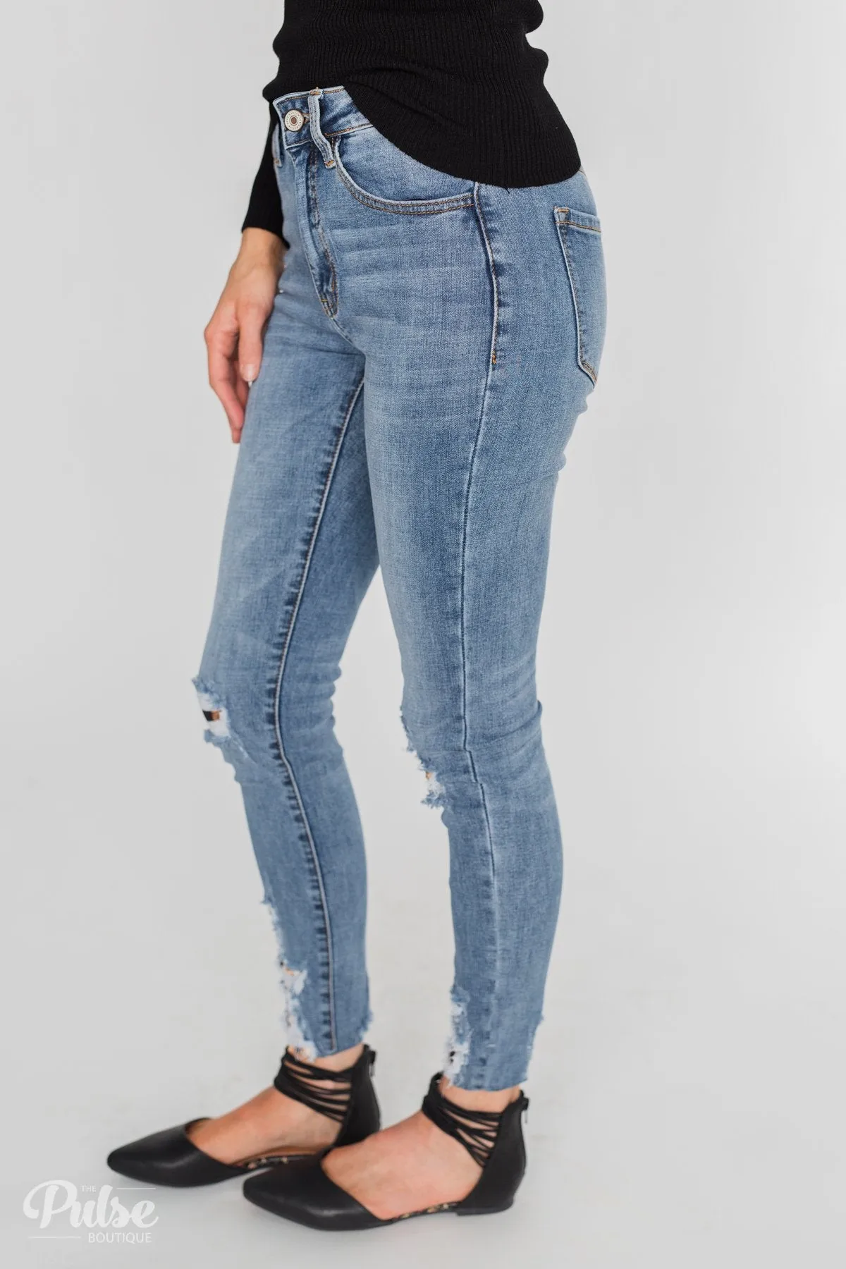 KanCan Jeans - Leopard Patch