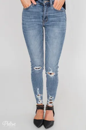 KanCan Jeans - Leopard Patch