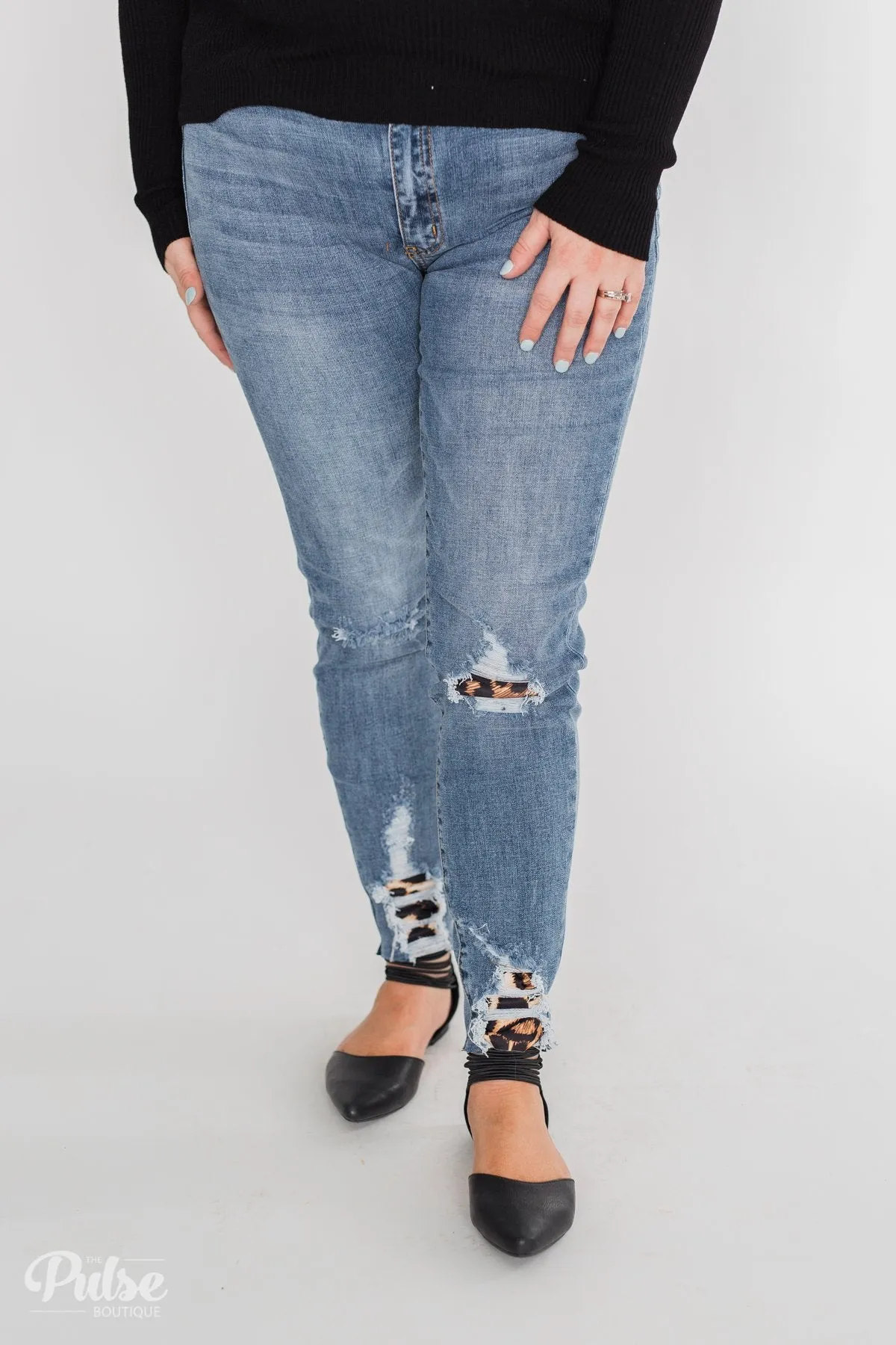 KanCan Jeans - Leopard Patch