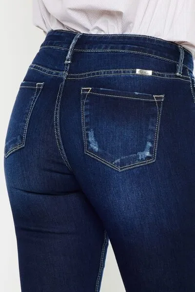 Kancan Mid Rise Slim Flare Jeans ONLINE EXCLUSIVE