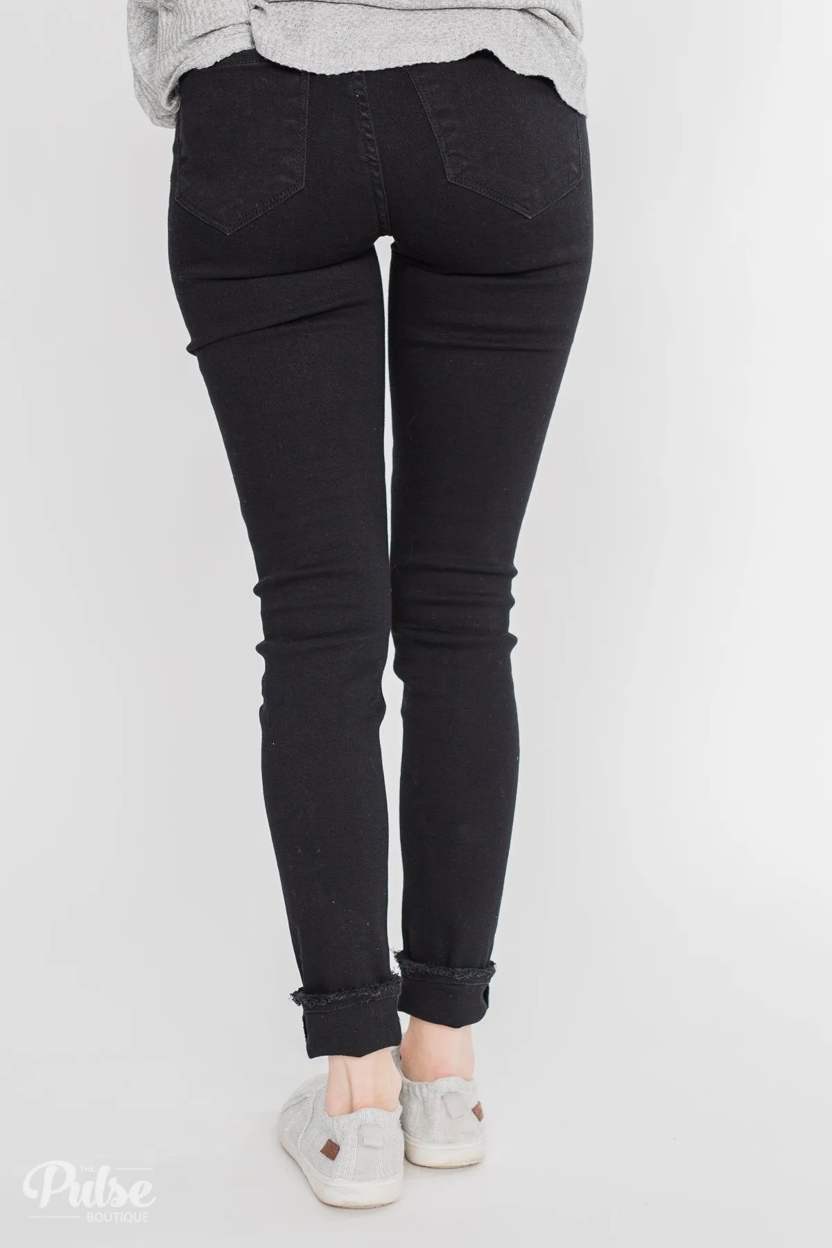 KanCan Rylee Jeans - Black Distressed