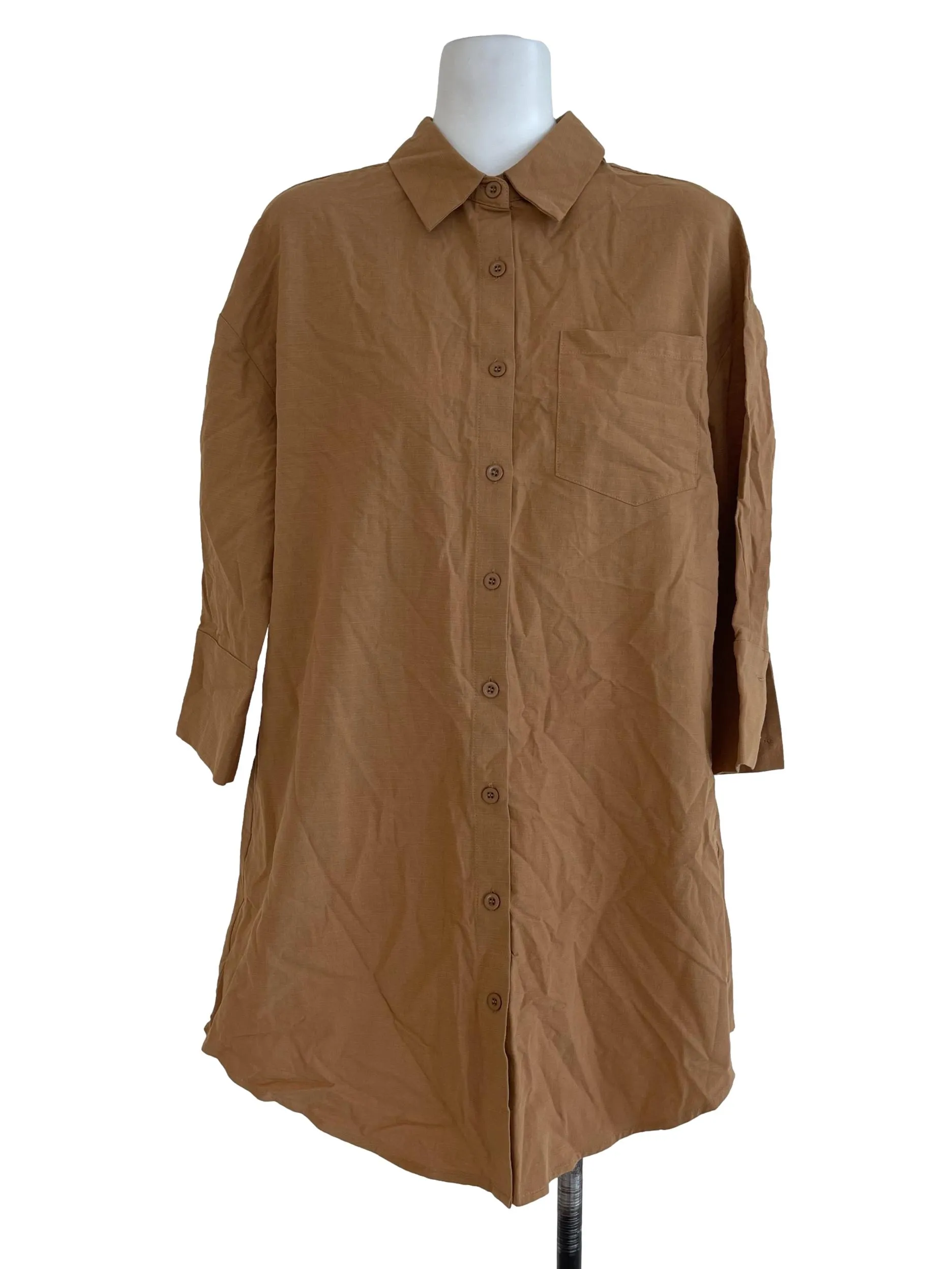 Khaki Long Blouse