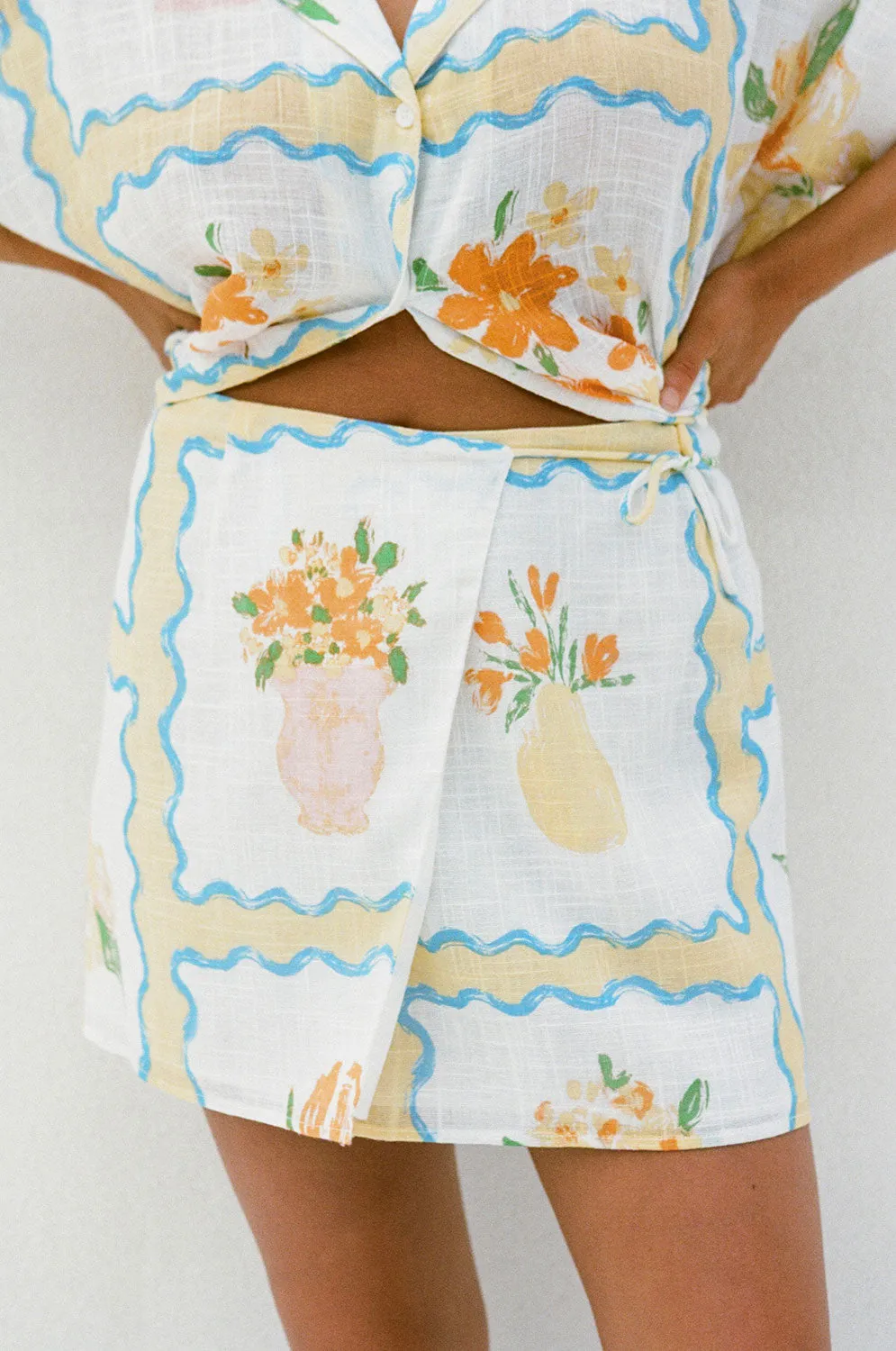 Korey Skirt - Flower Pots