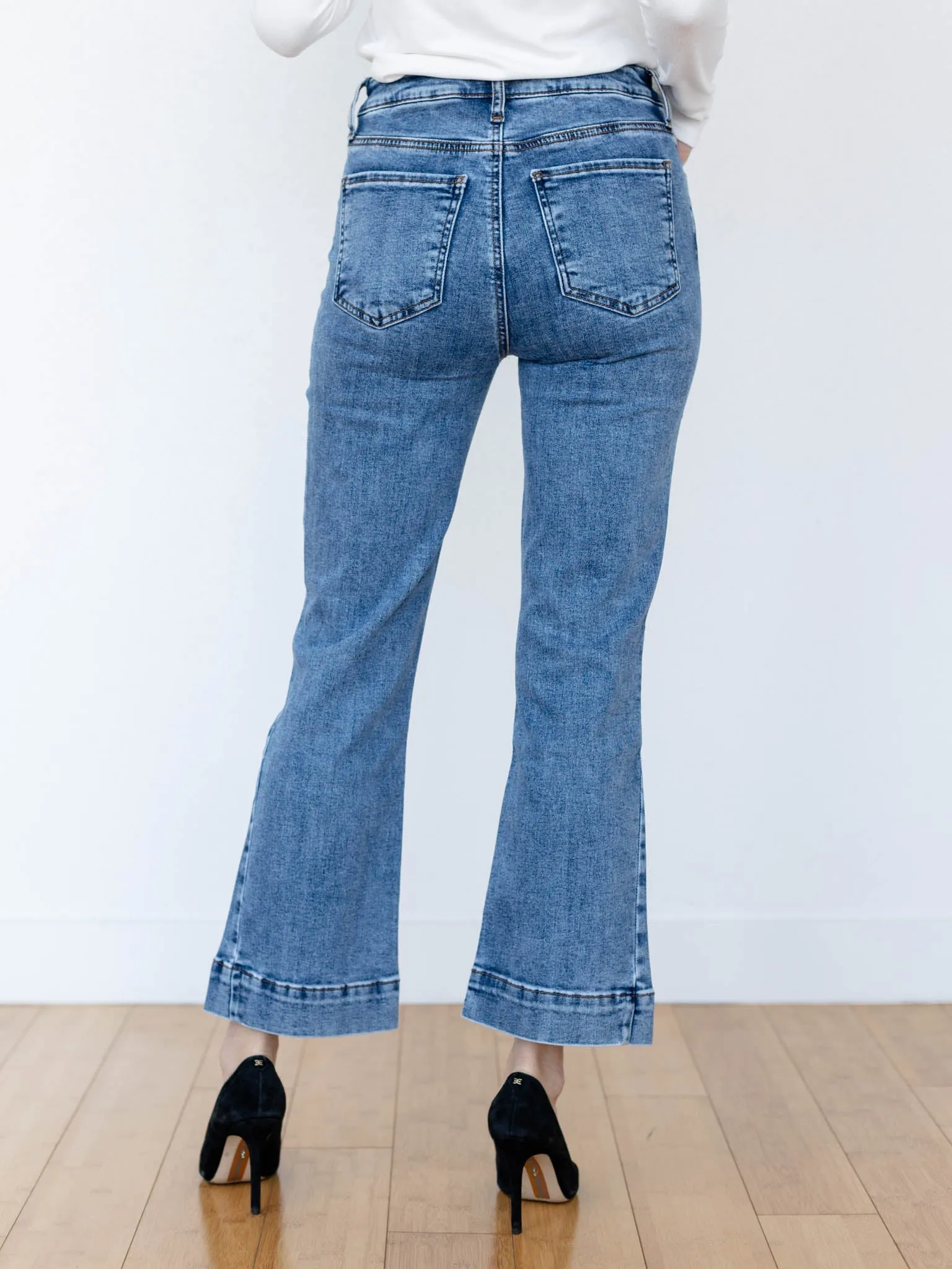 KUT Defend Kelsey High Rise Wide Hem
