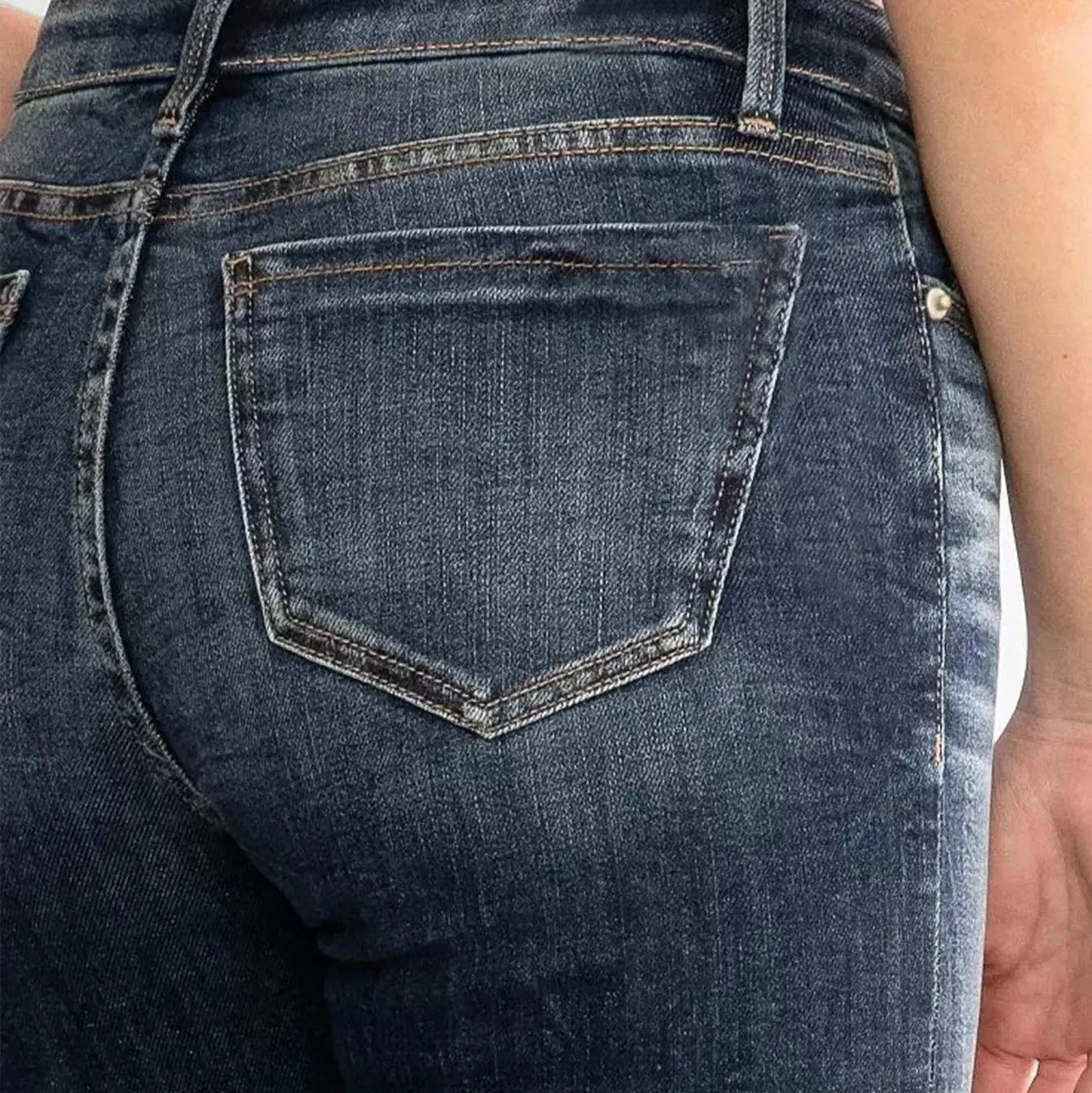 Ladies Retro Flared Jeans
