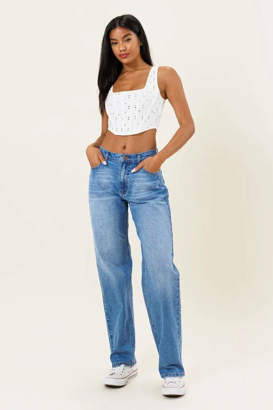 Laidback Wide Leg Jeans