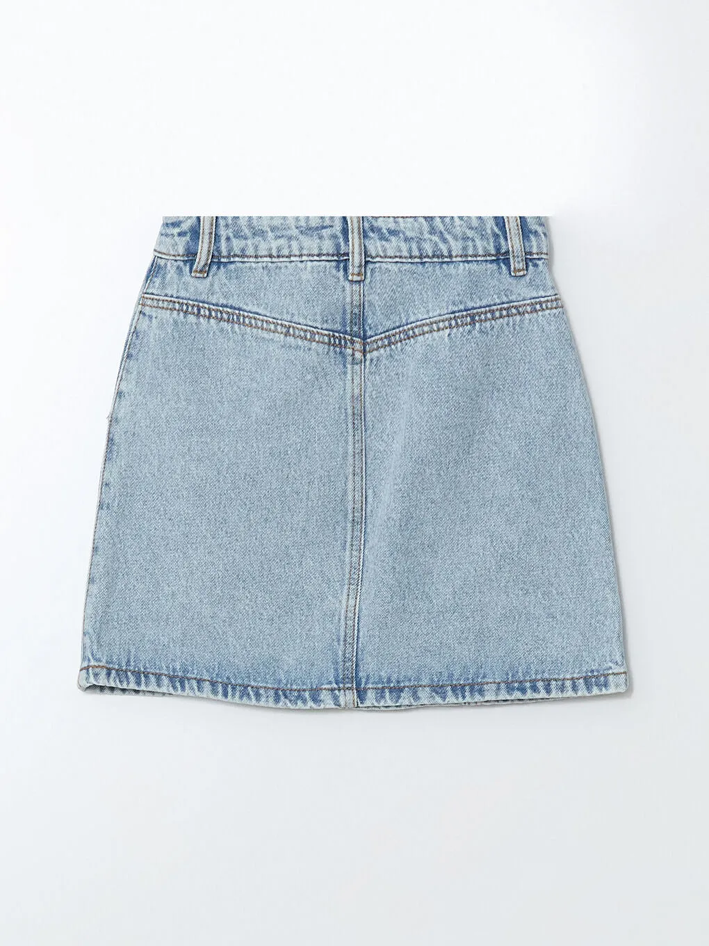 LCW Kids Blue Girls Cargo Jean Skirt