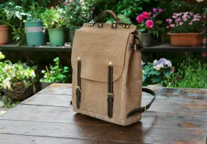 Leather backpacks suitable for hiking, business office, and daily commuting, casual and fashionable men's leather backpacks, and women's backpacks