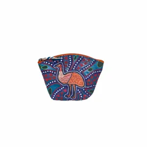 Leather Purse Small Arch Emu Egg Hunting Time