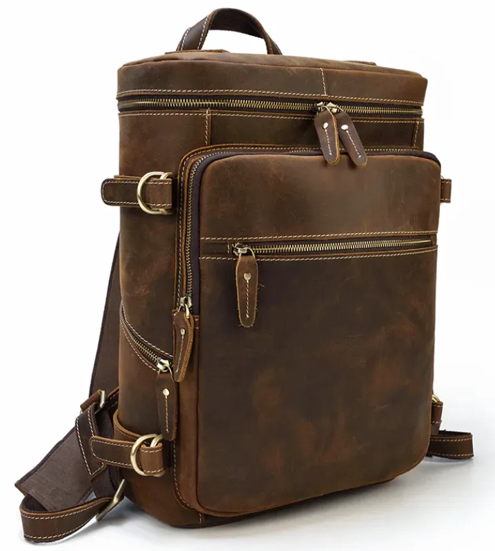 Leather Rucksack Backpack | Victoria Falls