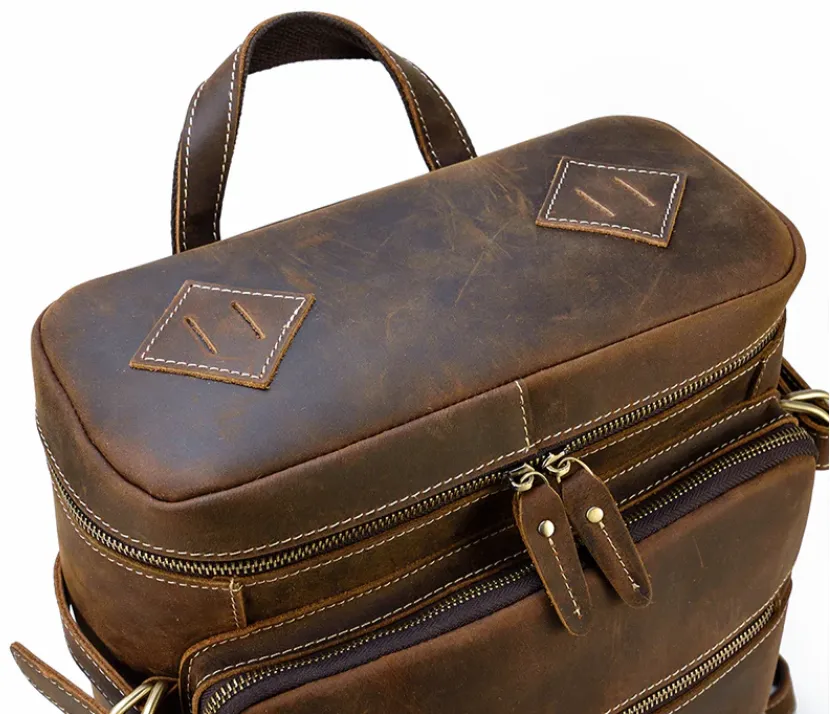 Leather Rucksack Backpack | Victoria Falls