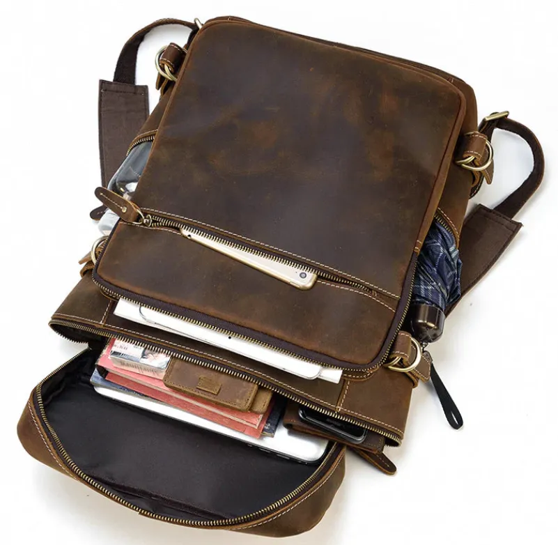 Leather Rucksack Backpack | Victoria Falls