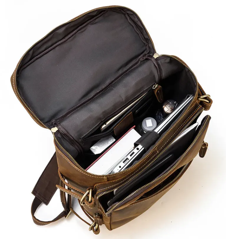 Leather Rucksack Backpack | Victoria Falls