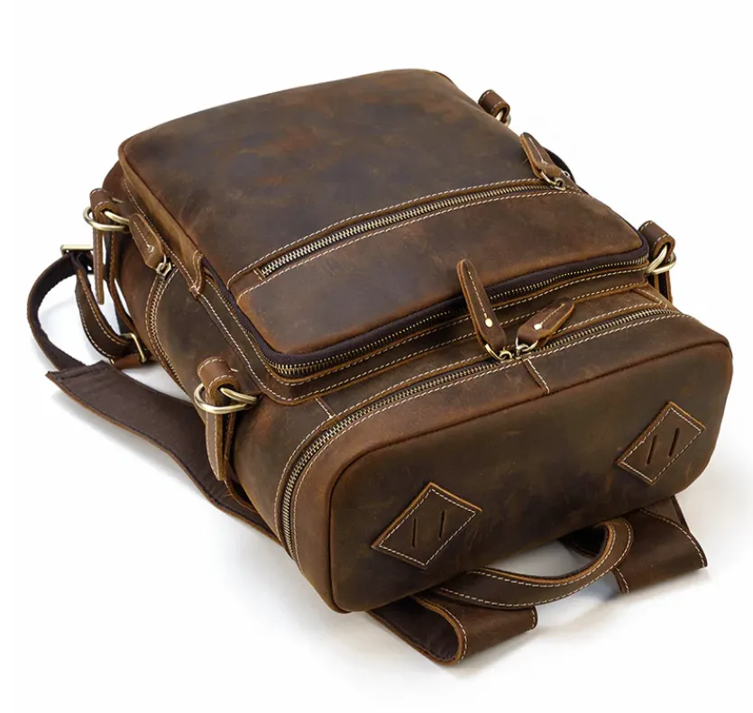 Leather Rucksack Backpack | Victoria Falls