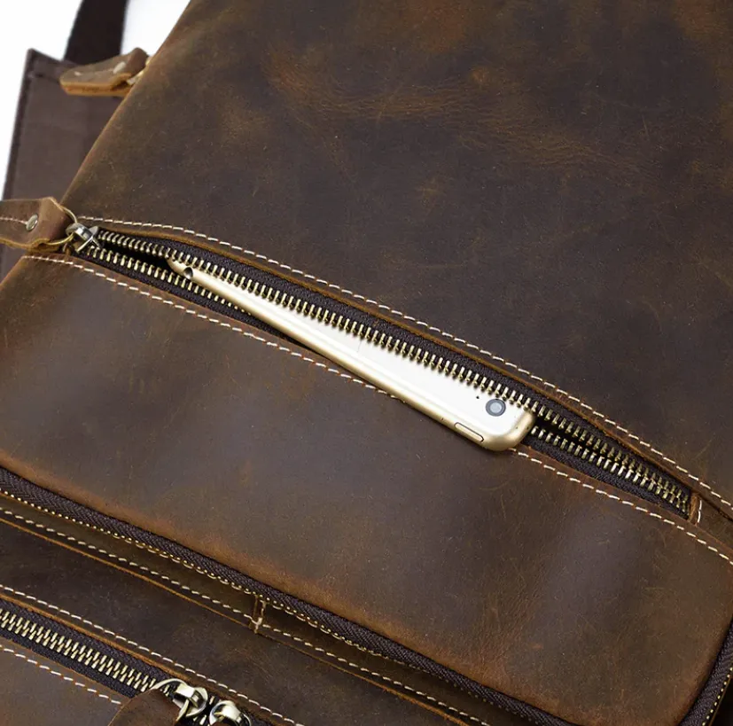 Leather Rucksack Backpack | Victoria Falls