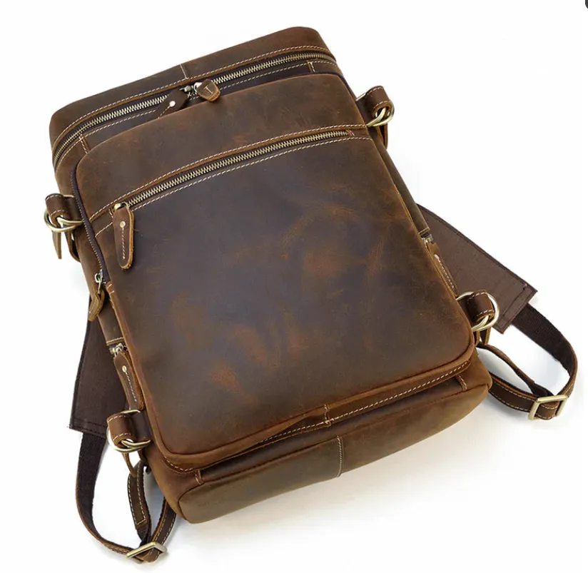 Leather Rucksack Backpack | Victoria Falls