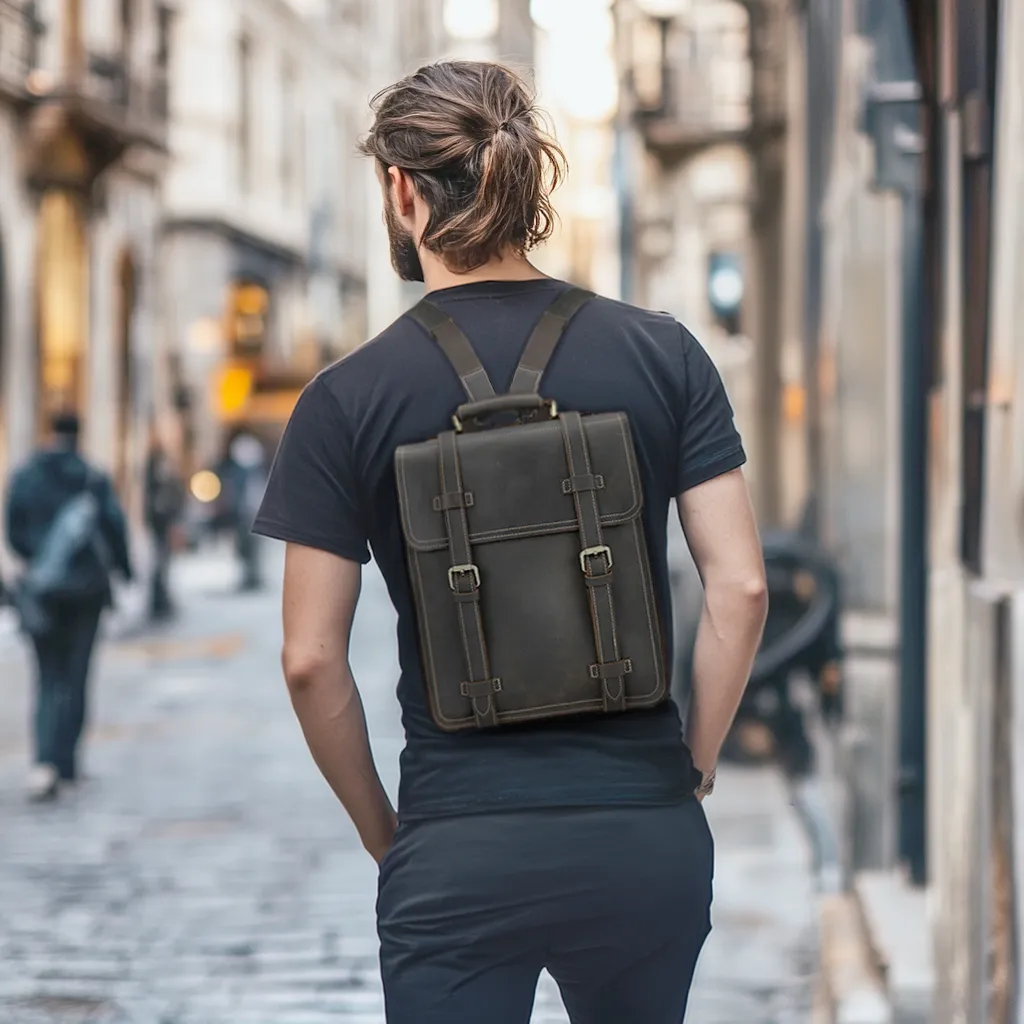 Leather Rucksack | Smokies