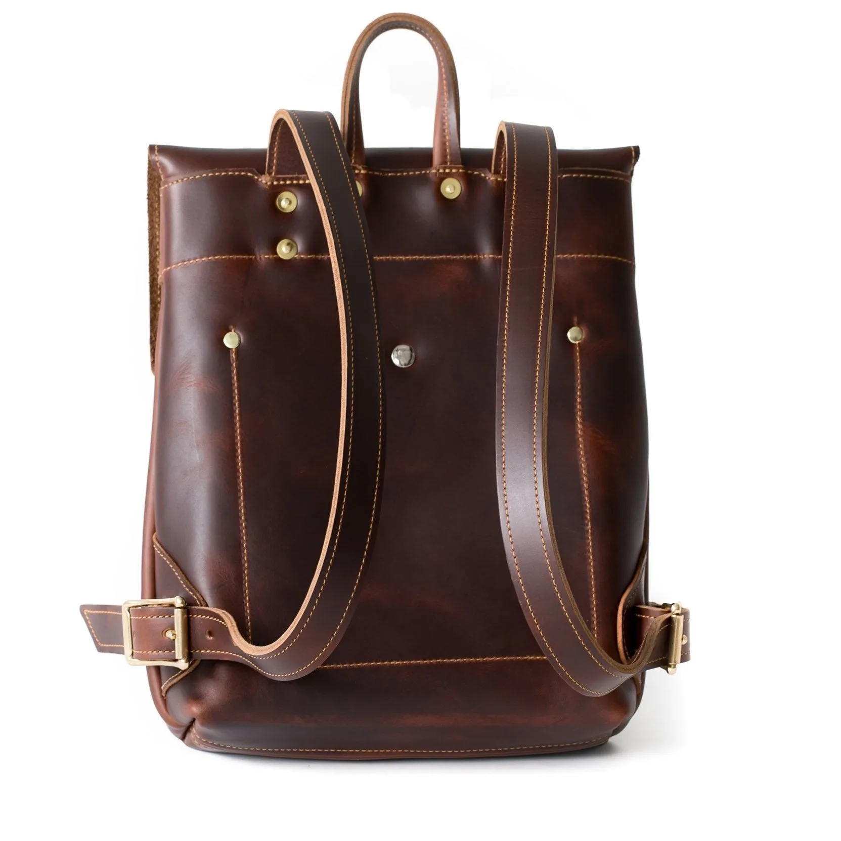 Leather Tassel Detail Backpack