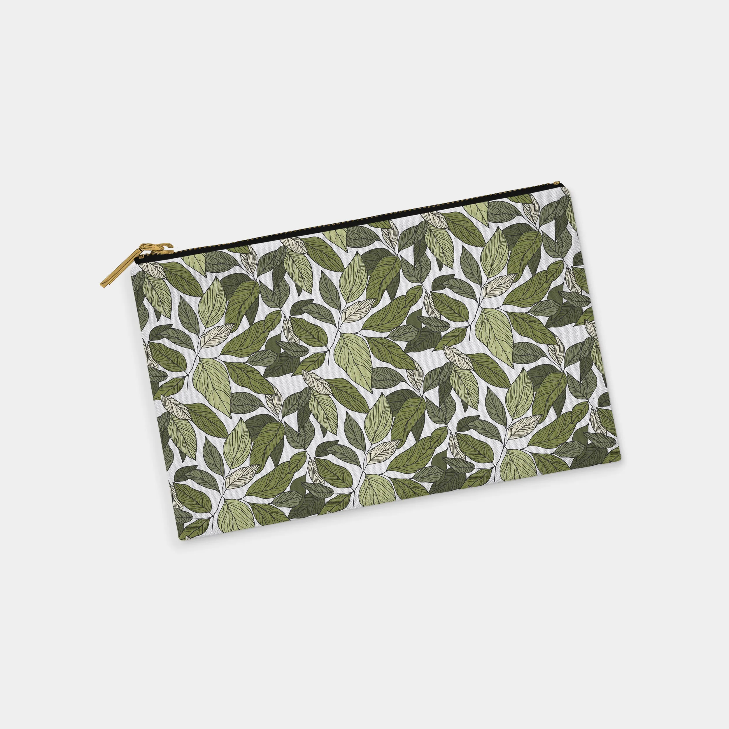 Leaves Personalized Zipper Pouch