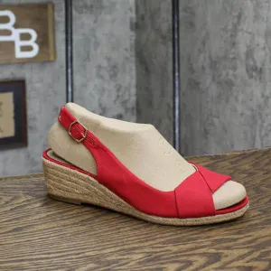 Lifestride Socialite Sandals Amputee Replacement Right Shoe Only Fire Red 9W