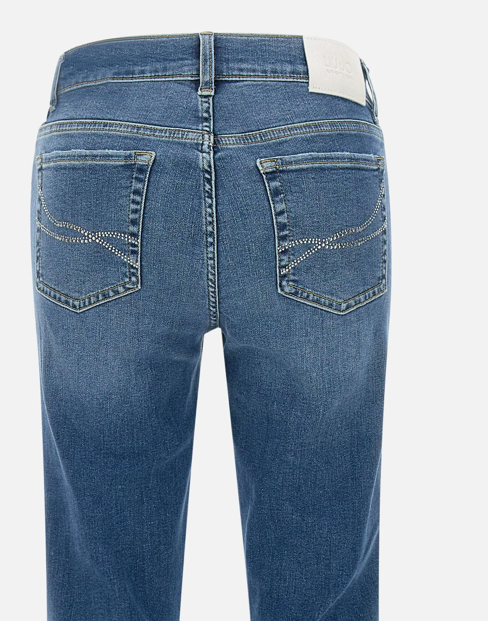 Liu Jo Authentic Dark Wash blossade jeans