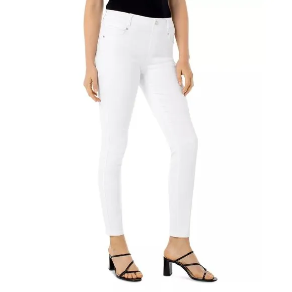 LIVERPOOL Los Angeles Gia Glider Ankle Jeans in White - NWT